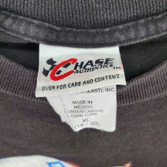 Vtg Chase Dale Earnhardt T-Shirt Youth XL 18/20 NASCAR Champ 2-Sided Graphic Y2K - Picture 3 of 11